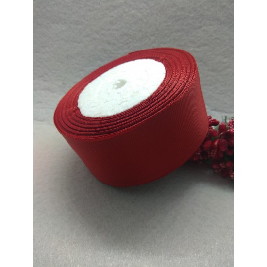 Лента репсовая 4 см, цв. бордовый, цена за 1 м